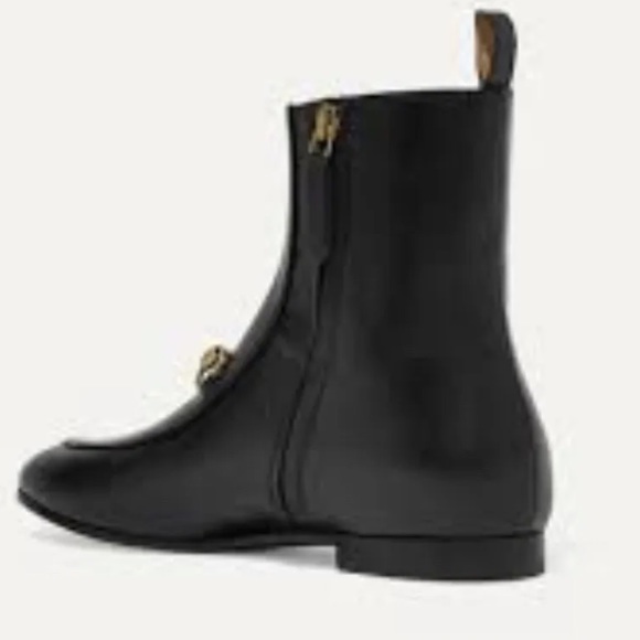 Gucci Horsebit Jordaan Leather boot Black Size 37.5 MSRP $1295 NEW IN BOX - Picture 3 of 3